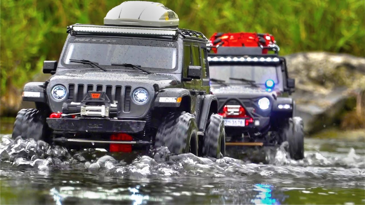 1/10 RC Car | Jeep Rubicon JL | SCX10 III | YK4102 pro (Absima CR 3.4 SHERPA) | Rock Crawling