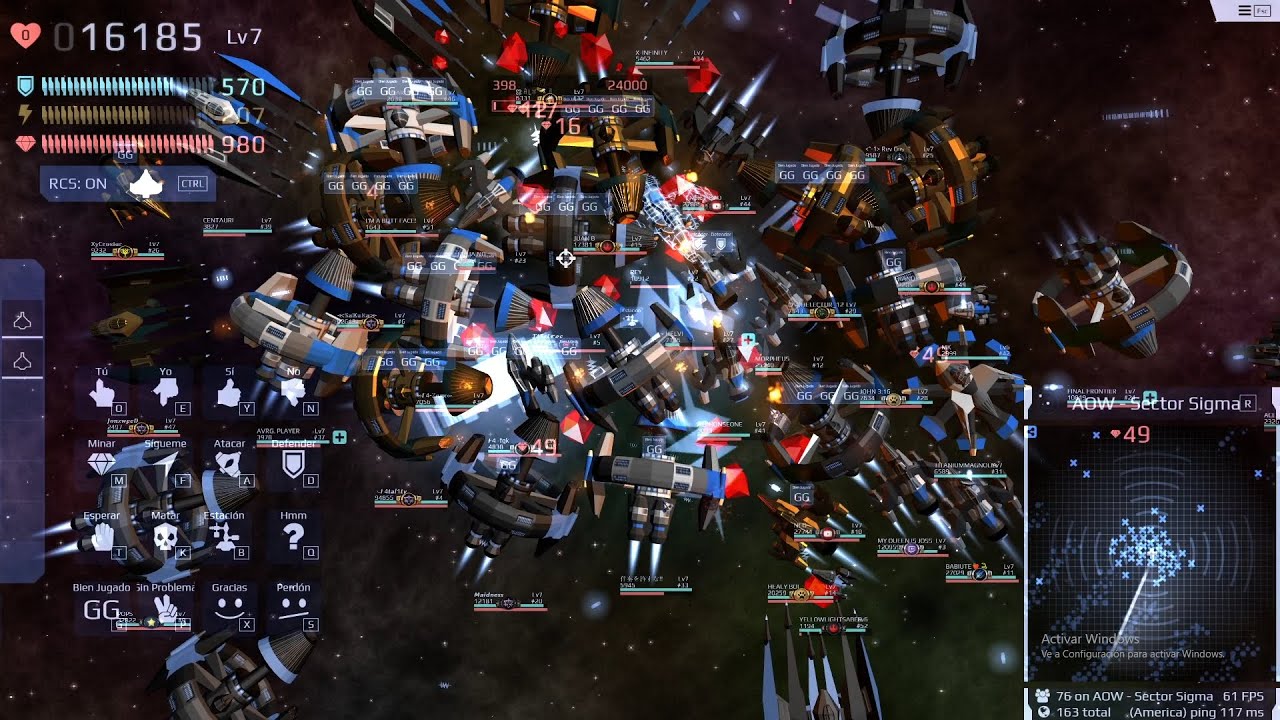Starblast.io AOW-Sector Sigma Team Blue