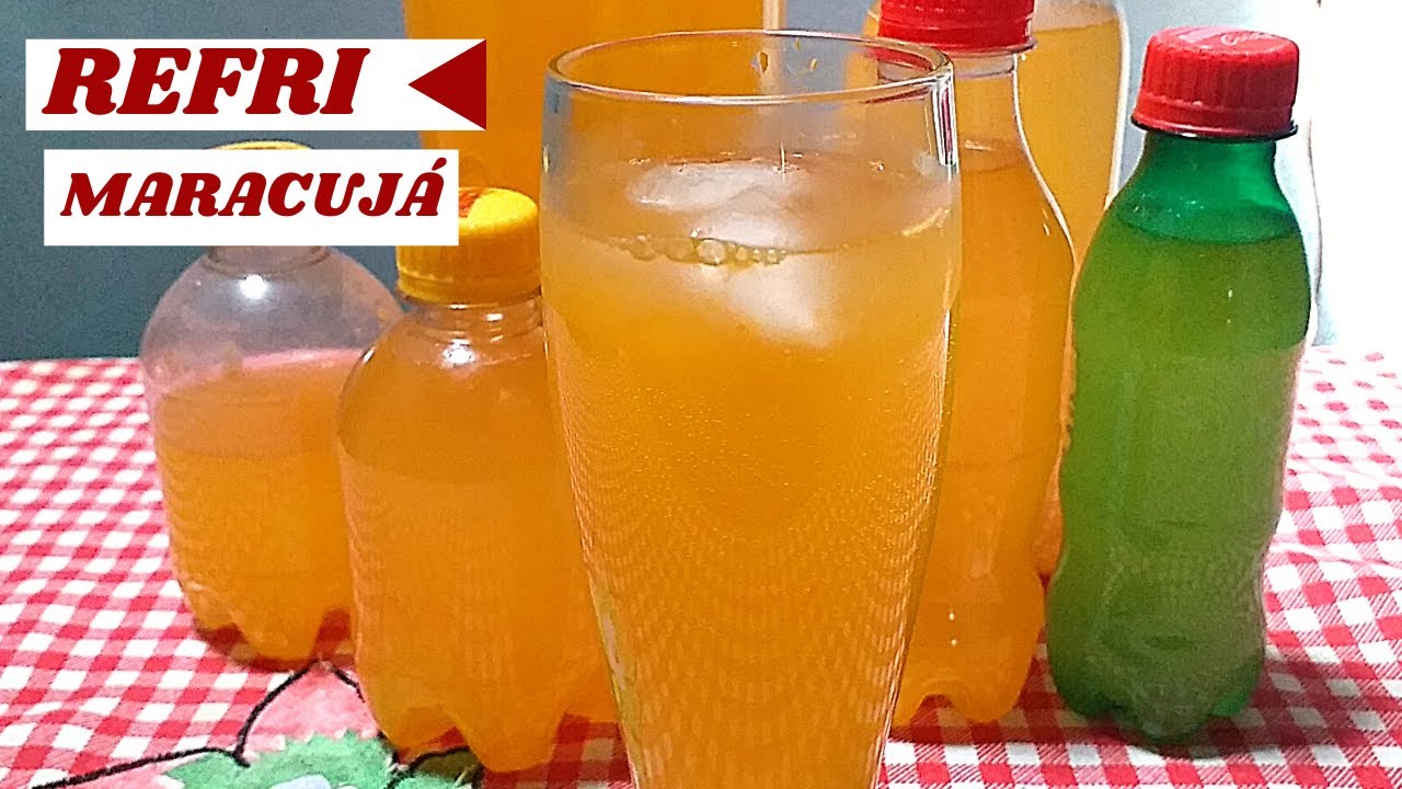REFRIGERANTE DE MARACUJÁ- ASSIM E MUITO BOM-//FRANCYDALMA COSTA