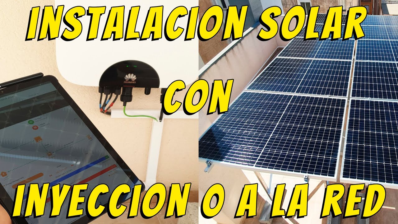 ☀️AUTOCONSUMO SOLAR Fotovoltaico SIN baterías e INYECCIÓN 0 a la RED❗️inversor HUAWEI 4KW 👍