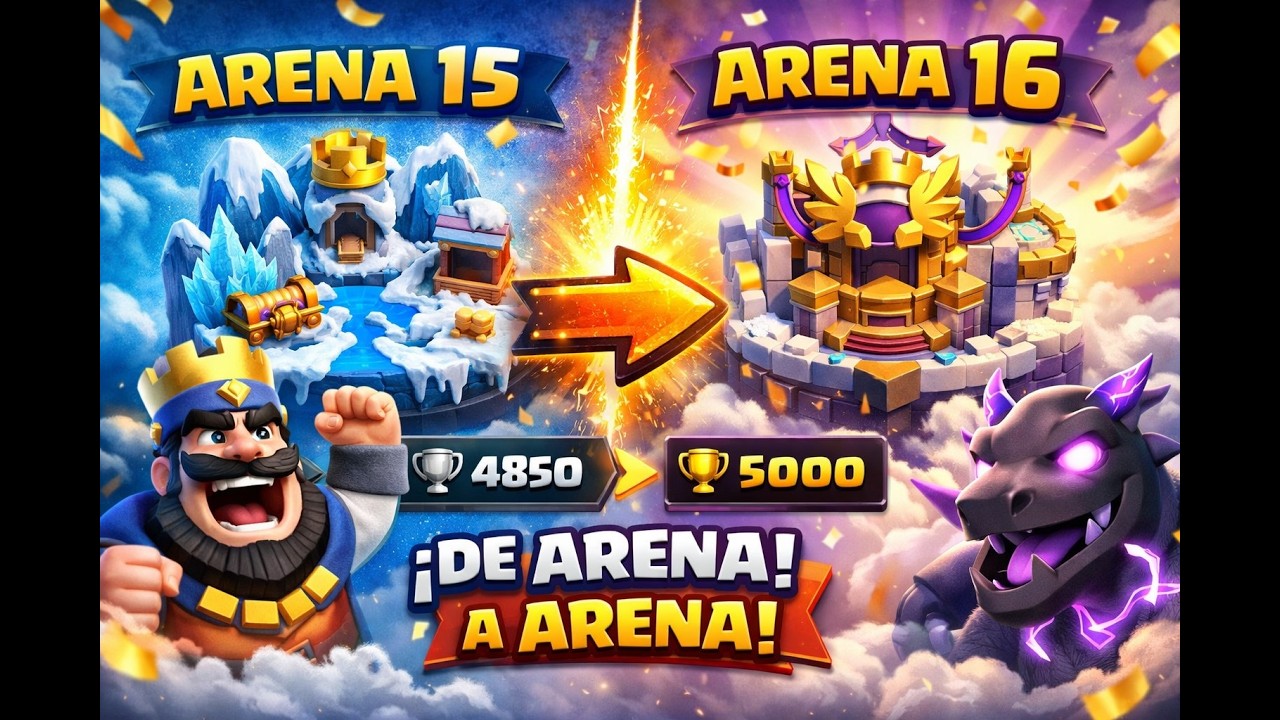 👉 YOU WON'T BELIEVE IT… FROM ARENA 15 TO ARENA 16 😱 | Clash Royale