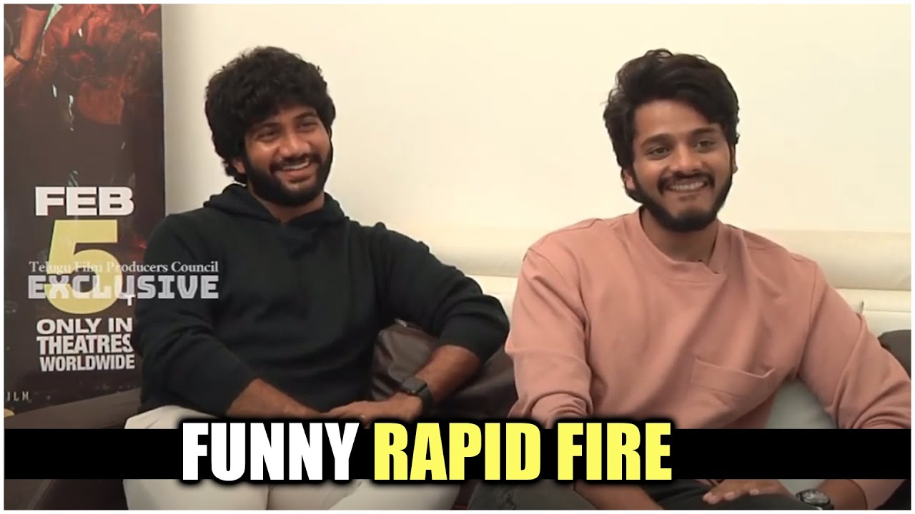 Teja Sajja And Prasanth Varma Funny Rapid Fire | TFPC Exclusive