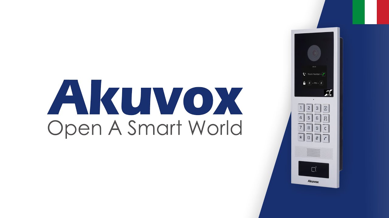 🌐 AKUVOX | Videocitofonia, Controllo Accessi e Smart Home con il supporto di un cloud avanzato