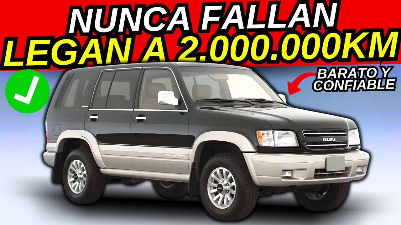 5 AUTOS ANTIGUOS BUENOS Y BARATOS QUE SUPERAN LOS 2.000.000 KM 💥
