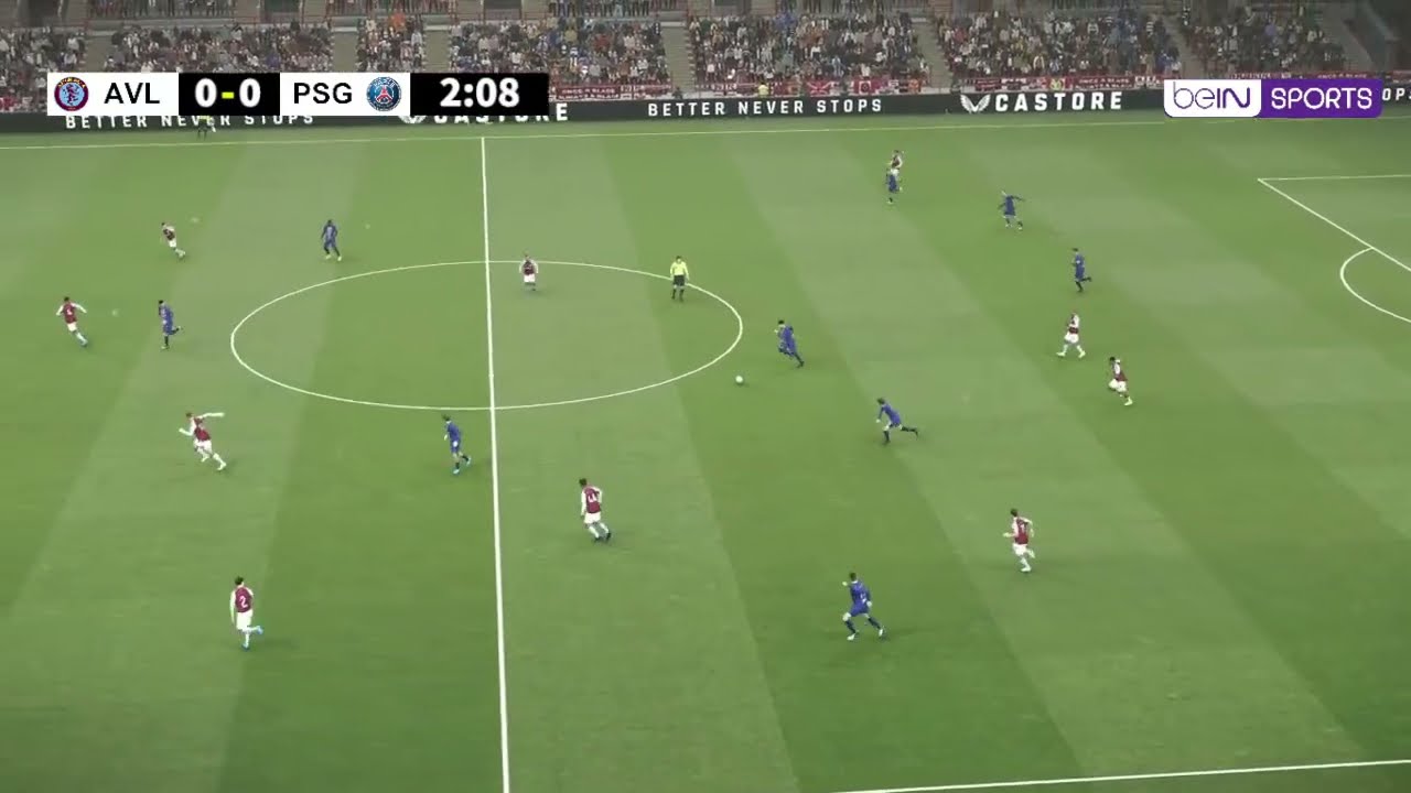 Aston Villa vs Paris Saint-Germain | Uefa  Champions League 2024/25 l eFootball pes 21 gameplay