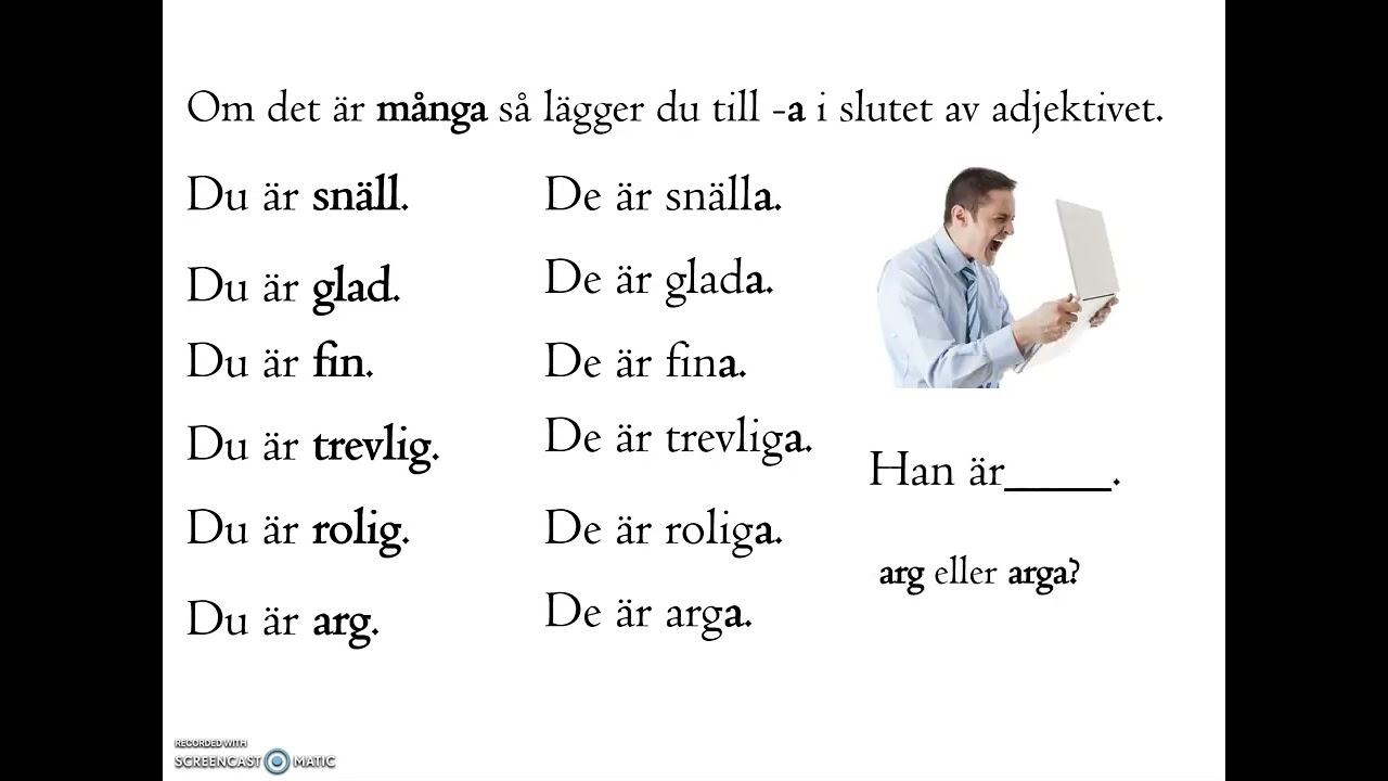 sfigunilla SFI ADJEKTIV böjningar