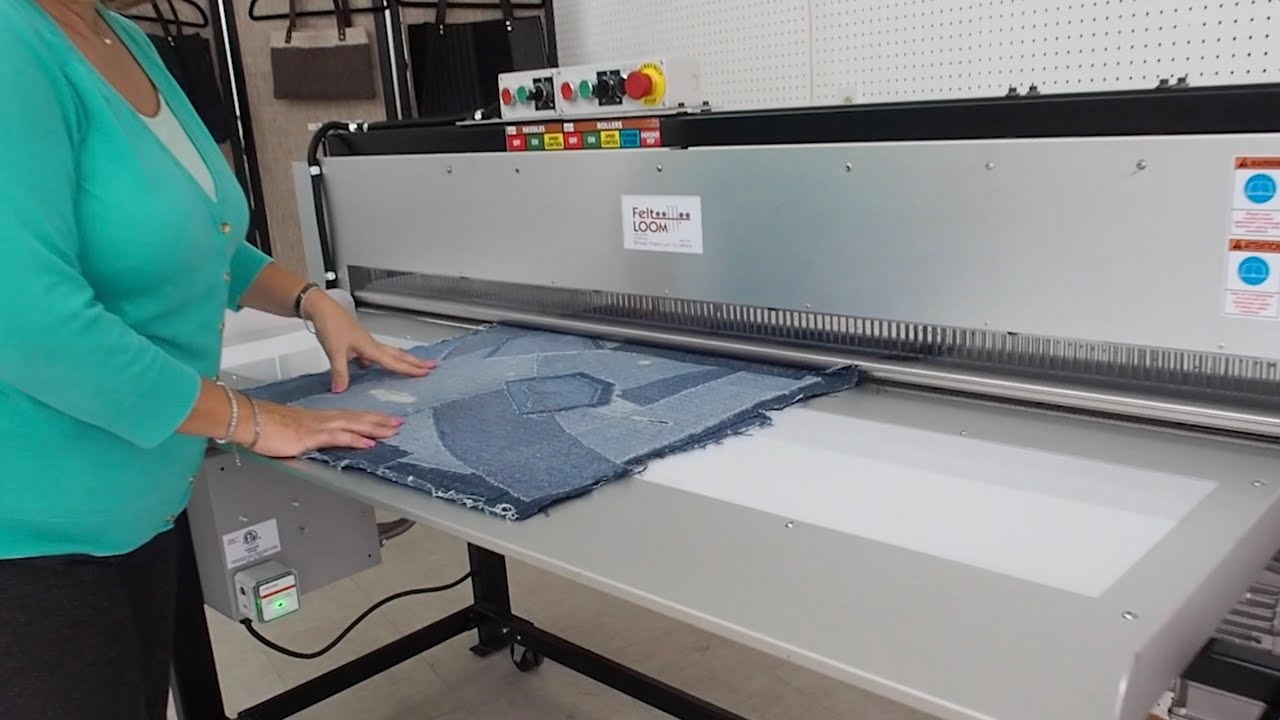 Repurposing Clothing with FELTLOOM® | Needle Felting Machine | #Sustainability #Repurpose #Recycle