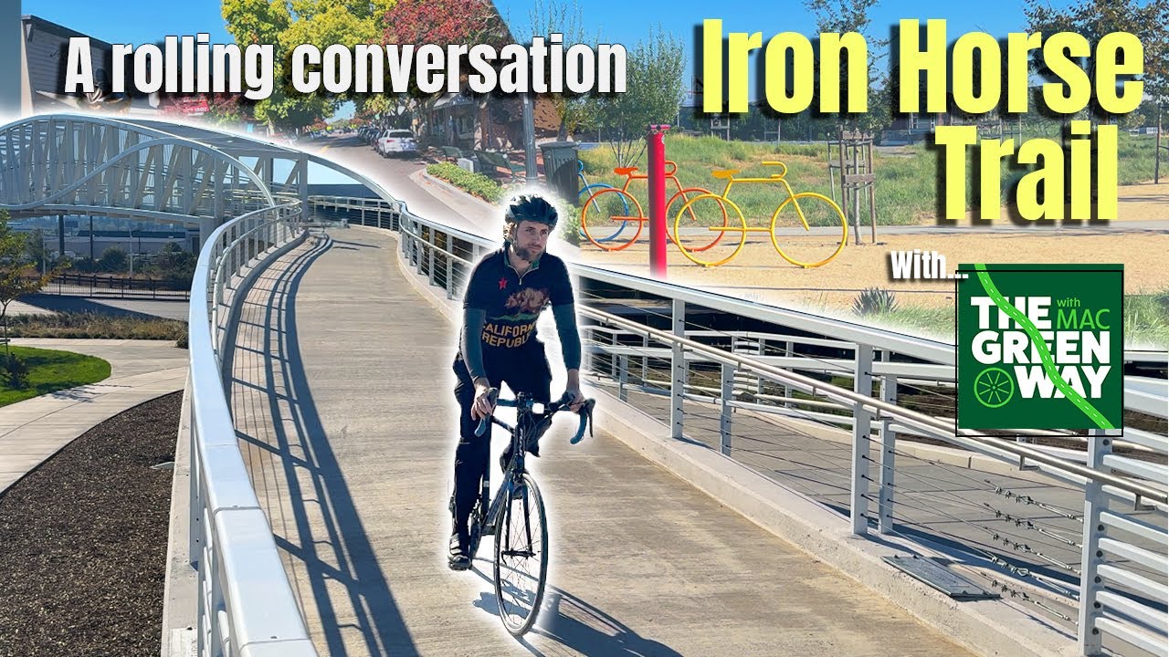 Беседа с «Зелёным путём с Маком» на тропе Iron Horse Trail от Дублина до Плезант-Хилл