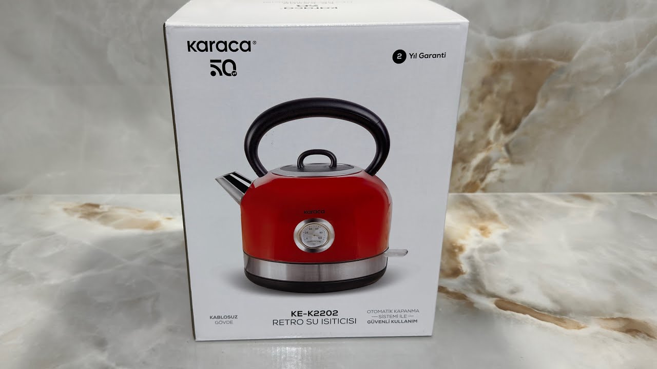 KARACA Retro Su Isıtıcı 2202 2200W RED