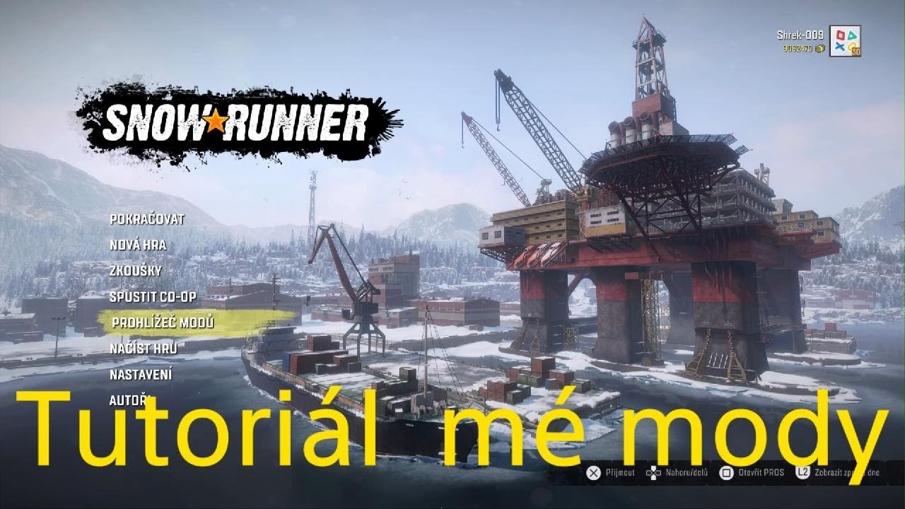 SnowRunner, PS 5, CZ/SK, Jak&eacute; použ&iacute;v&aacute;m mody