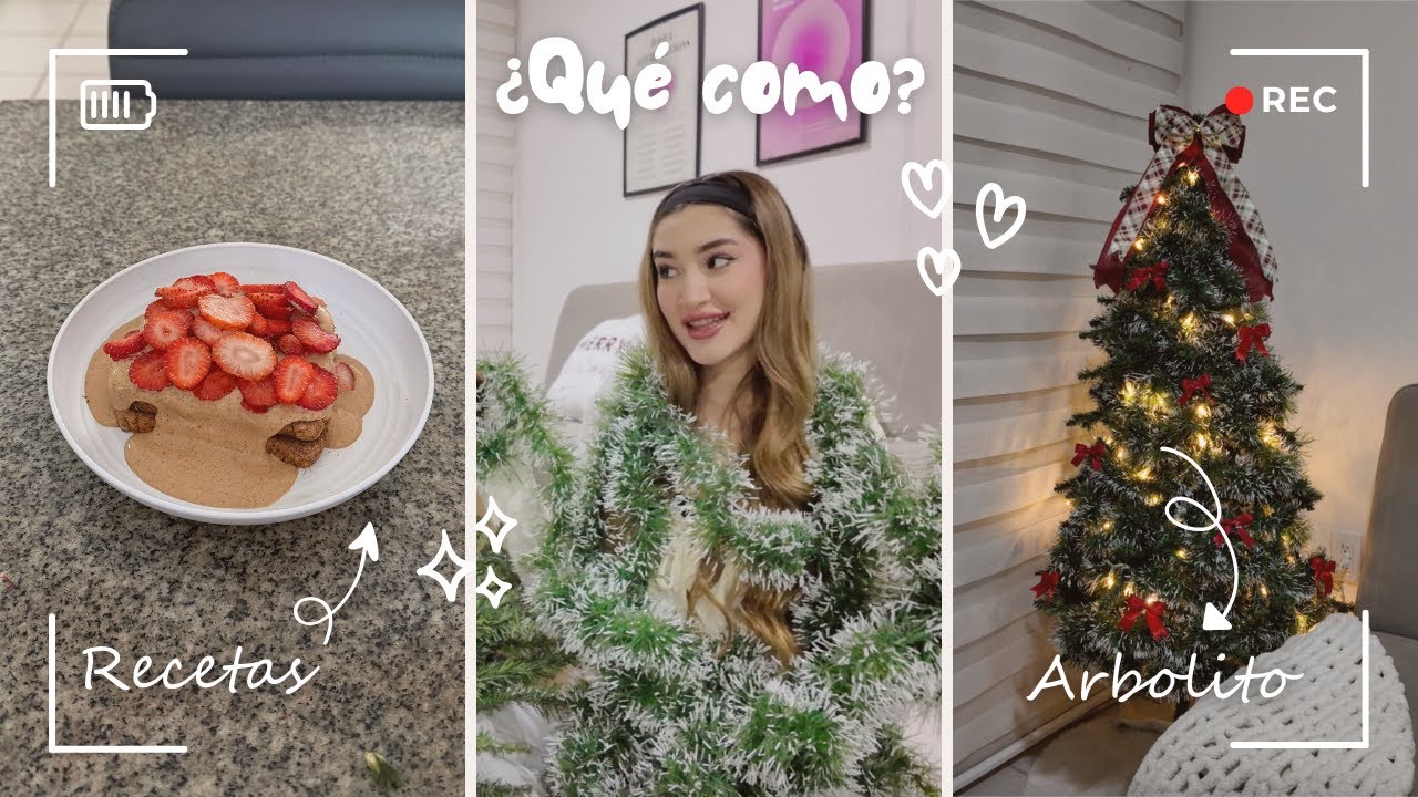 Qu&eacute; como viviendo sola + poniendo el arbolito