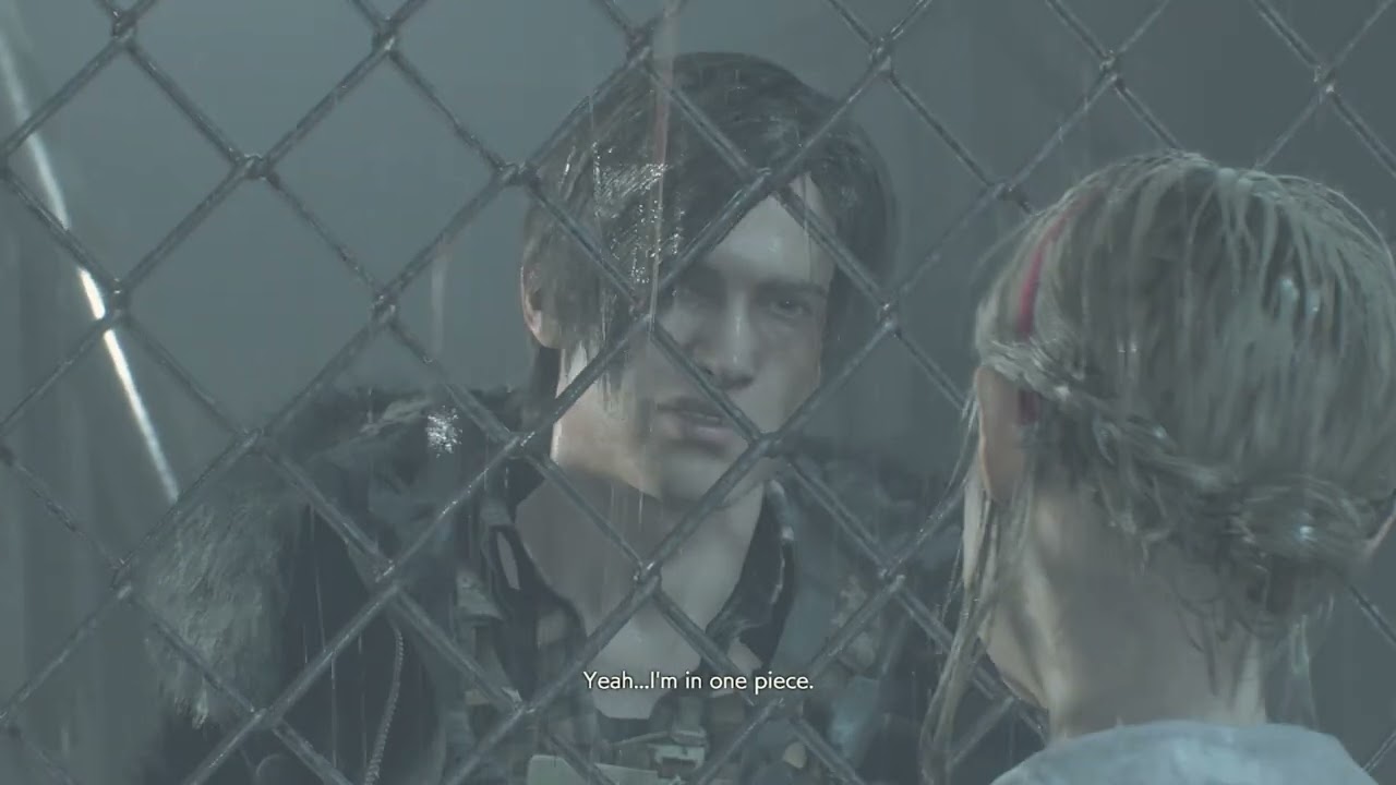 Resident Evil 2 Remake - Leon Kennedy and Young Sherry Birkins Cutscene