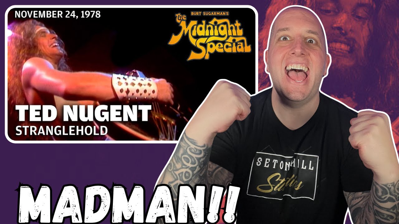 FIRST TIME Reaction To Ted Nugent - Stranglehold (The Midnight Special) || Uncle Ted Bringing It!