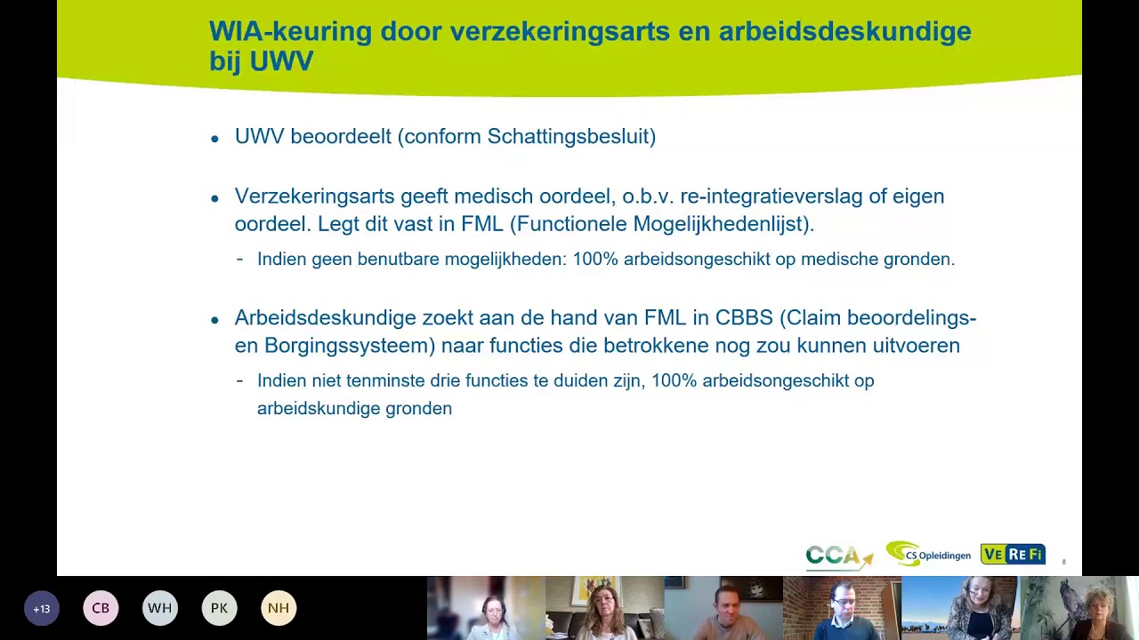 Webinar met Marjol Nikkels - WIA, WIA Casemanagement & Alles draait om werk