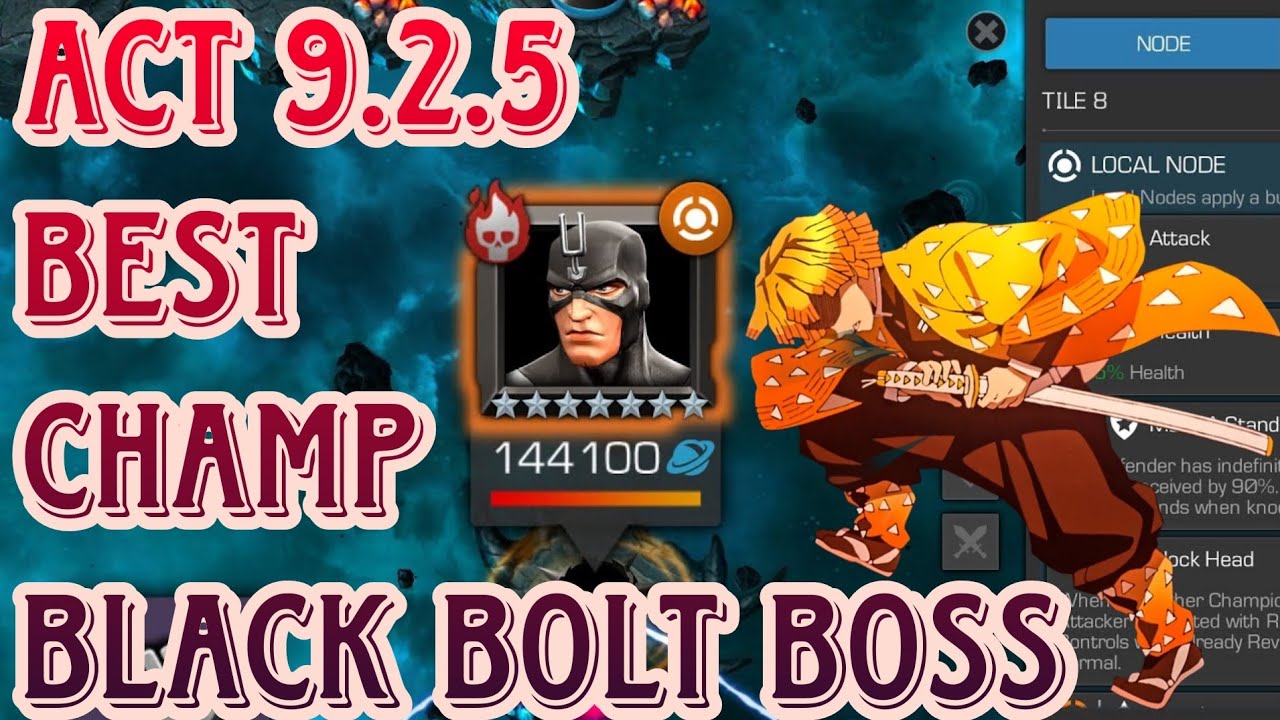 BEST WAY TO BEAT BLACK BOLT BOSS IN ACT 9.2.5 &ndash; MCOC SOLO | 2025 |