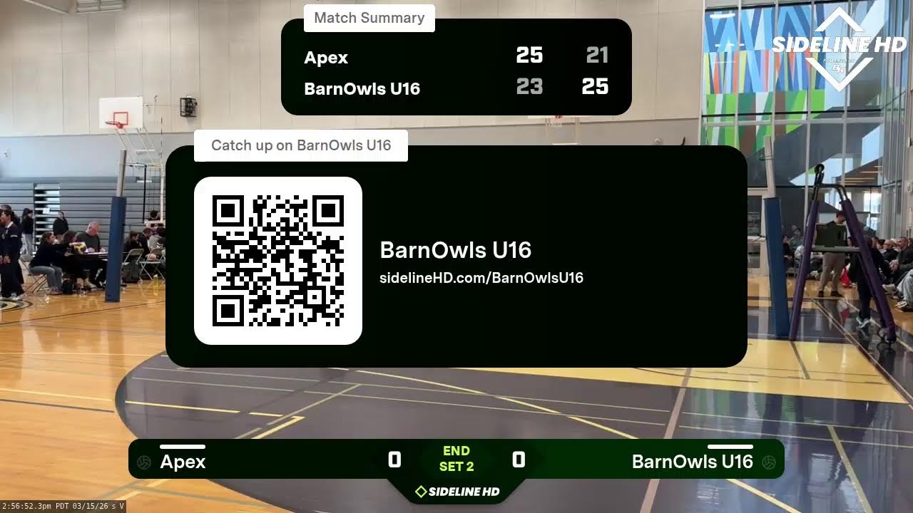 BarnOwls U16 vs. Apex (2026.03.15)