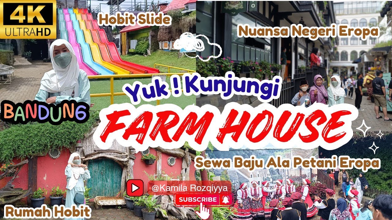Gratis Susu!!! Farm House Lembang Instagramable Nuansa Ala Eropa #farmhouse #wisatalembangbandung