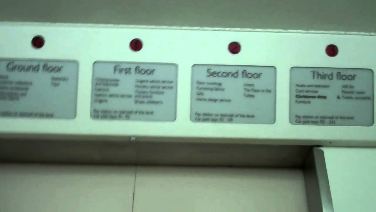 Old Awesome Otis Lift @ John Lewis in Sheffield