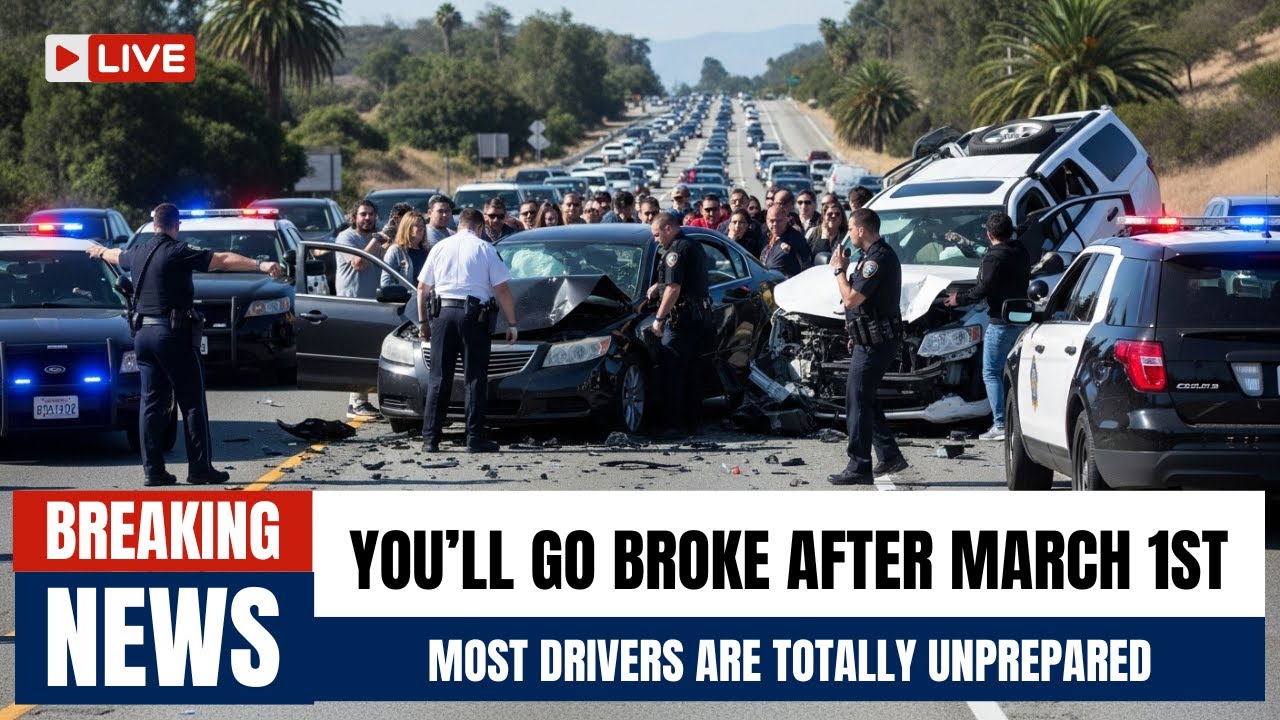 March 2026 Is Here: The New California Driving Laws That Could Bankrupt You Overnight