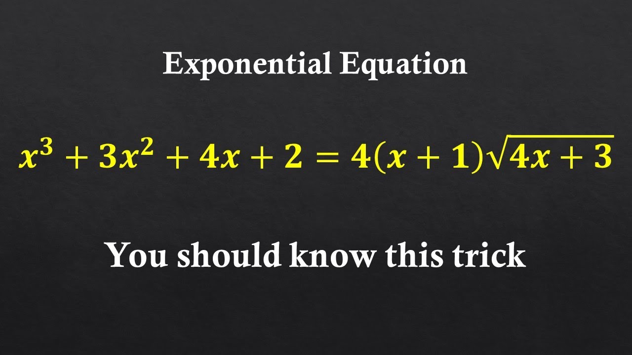 Math Olympiad | Radical Equation #maths #olympiad