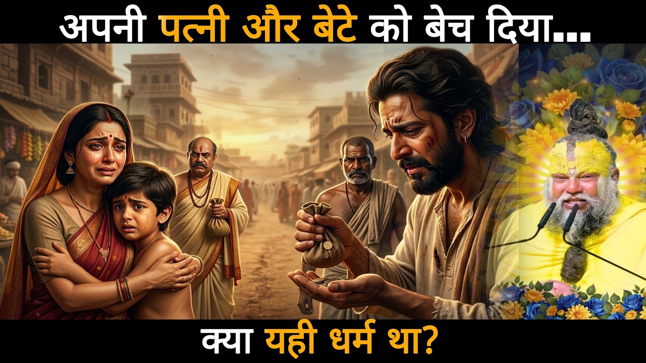 राजा हरिश्चंद्र ने अपनी पत्नी और बेटे को बेच दिया… क्या यही धर्म था? श्री प्रेमानंद जी महाराज |