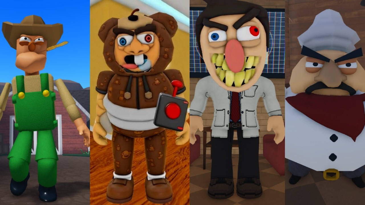 Roblox Escape All Jumpscares, ESCAPE DR DOOM'S DENTIST, Escape Gary's Bakery, MR RANDY'S FARMLAND