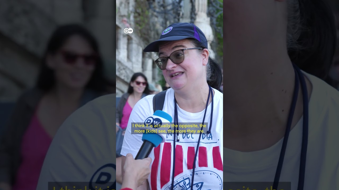 Biggest-ever Budapest Pride defies Orban ban in Hungary | DW News
