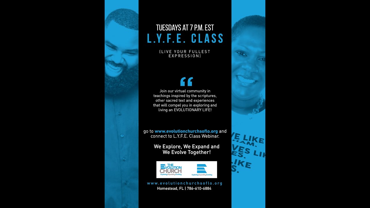 3-8-22  LYFE Class Intentional Living - Having a Purpose Driven Mindset