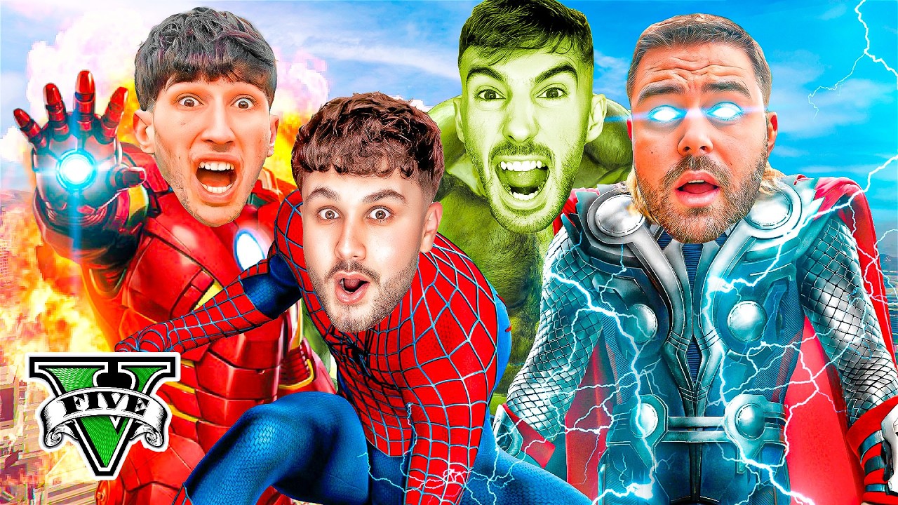 LOS PEORES SUPERHEROES DEL MUNDO!! GTA 5 !!