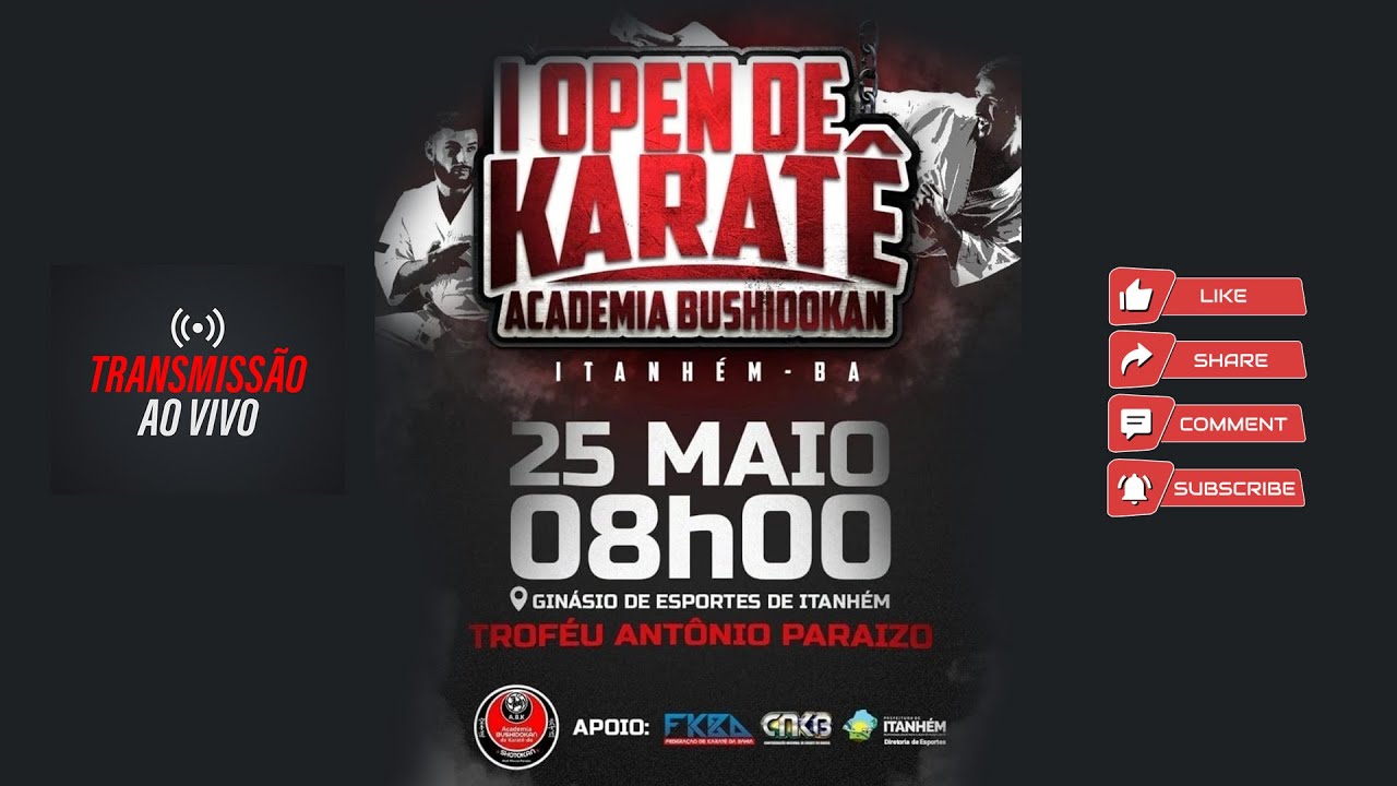 ACADEMIA BUSHIDOKAN  ITANHEM - BAHIA - CAMPEONATO DE KARATÊ