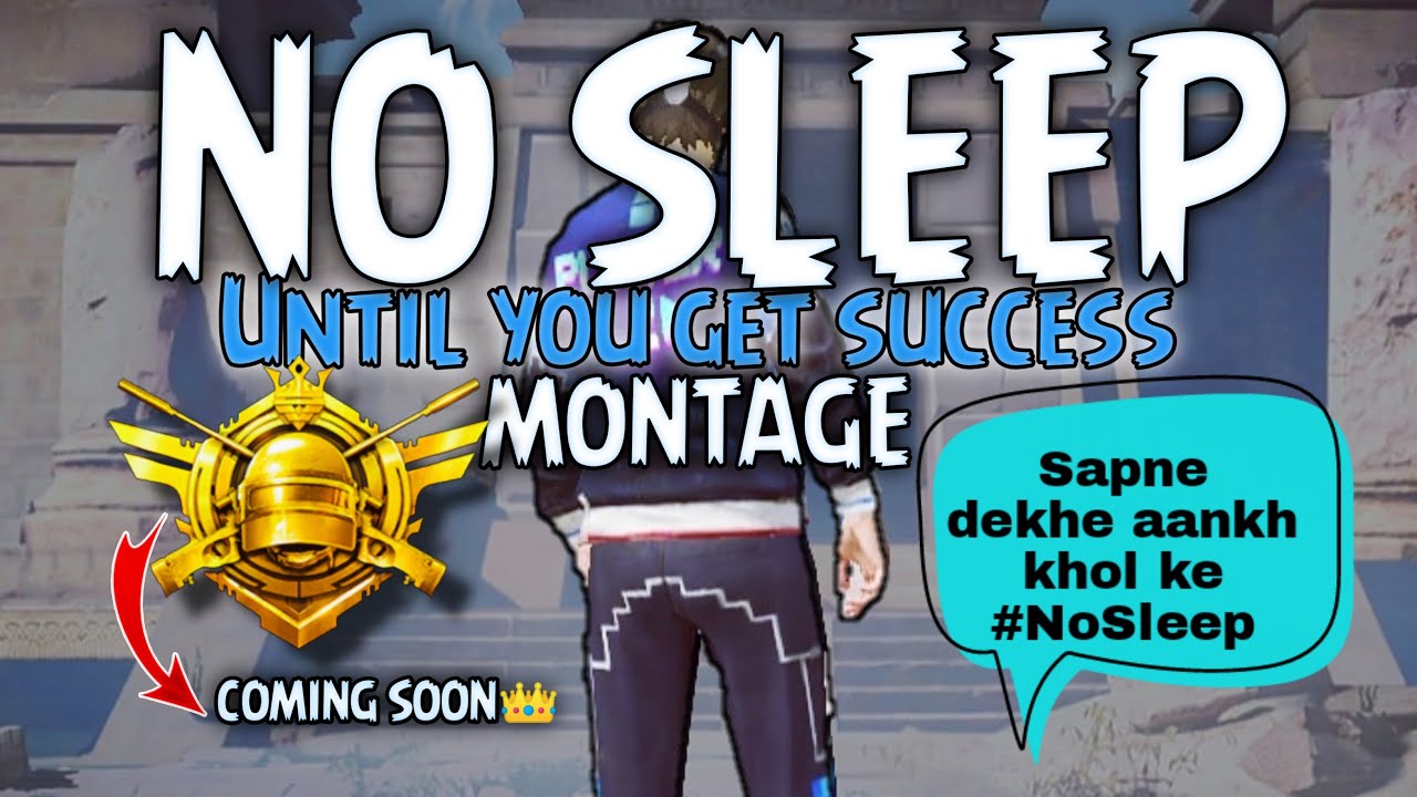 JONATHAN moment || NO SLEEP || Montage || pubgmobile || 1v3 last || maSterOG