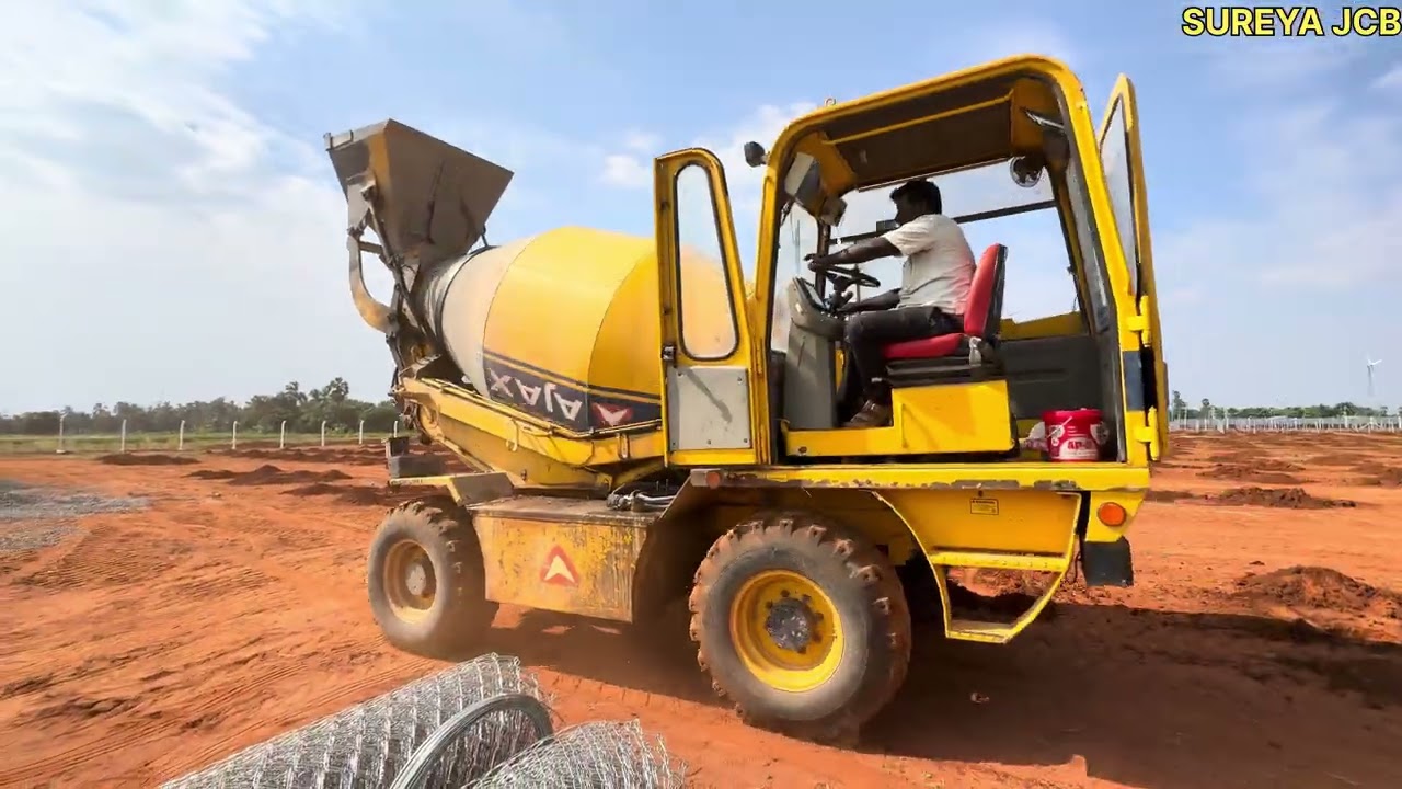 Ajax AGRO 4000  concrete mixing solar file work
