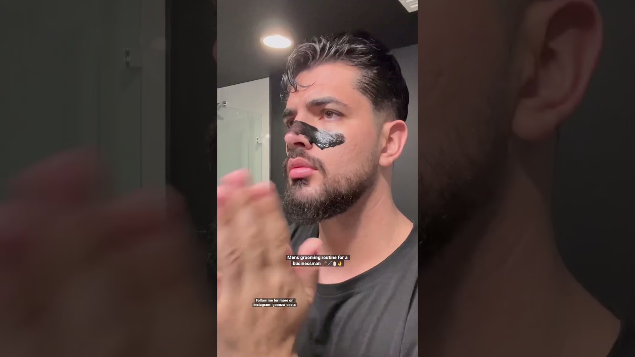 Mens grooming routine for a businessman 🪒🪥🧴👌 