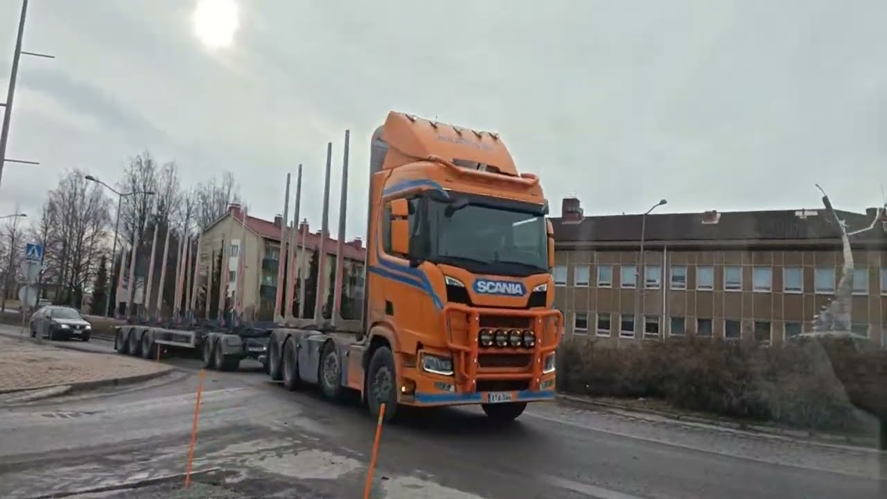 Saiko vai eikö rekkoja saanut kuvata Kokkolassa.