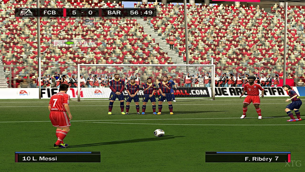 Игровой процесс FIFA 14 PS2 HD (PCSX2)