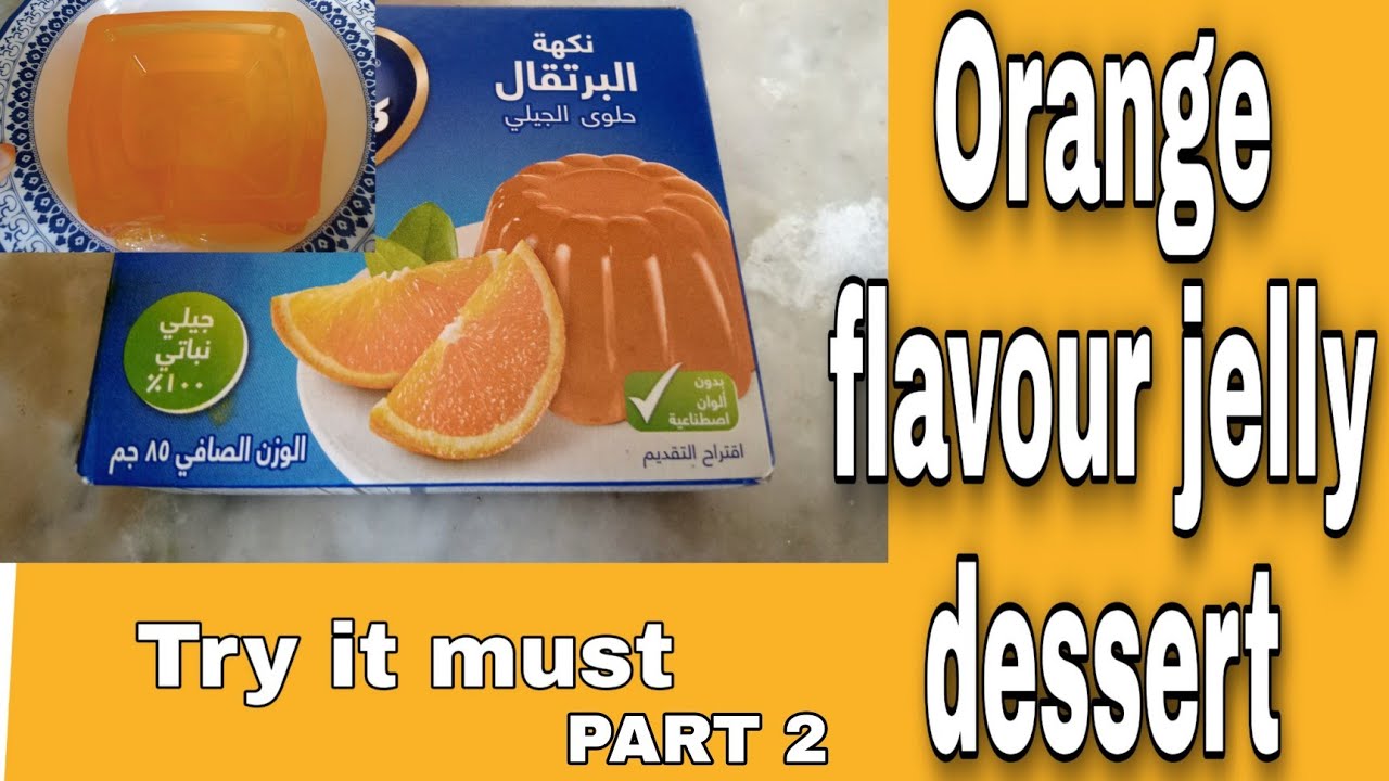 Foster clark's orange flavour jelly dessert part -2 #dessert