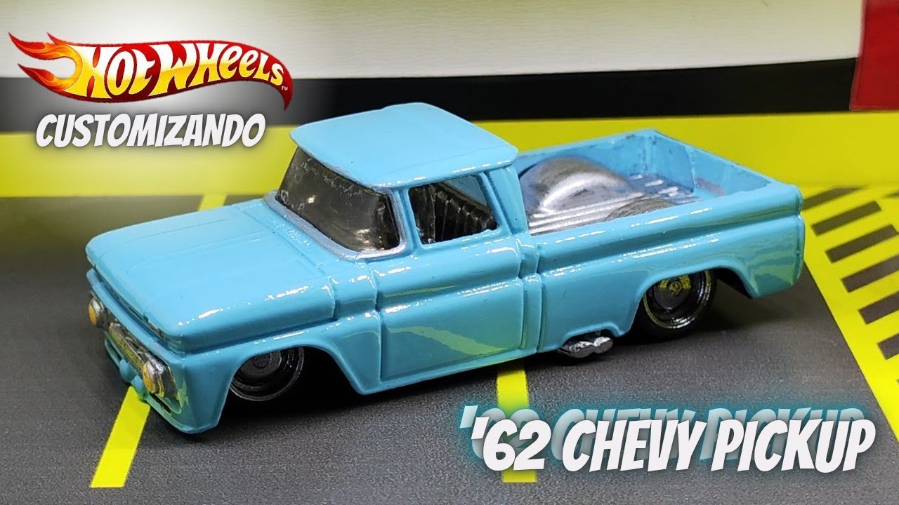 DO LIXO AO LUXO - CHEVY PICKUP 1962 - Hot Wheels Custom 