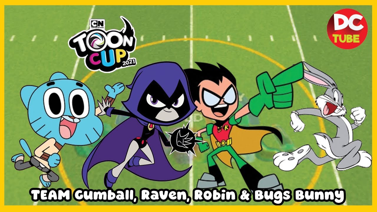 Кубок Toon Cup - Нигерия с командой Гамбола, Ворона, Робина и Багза Банни #футбол