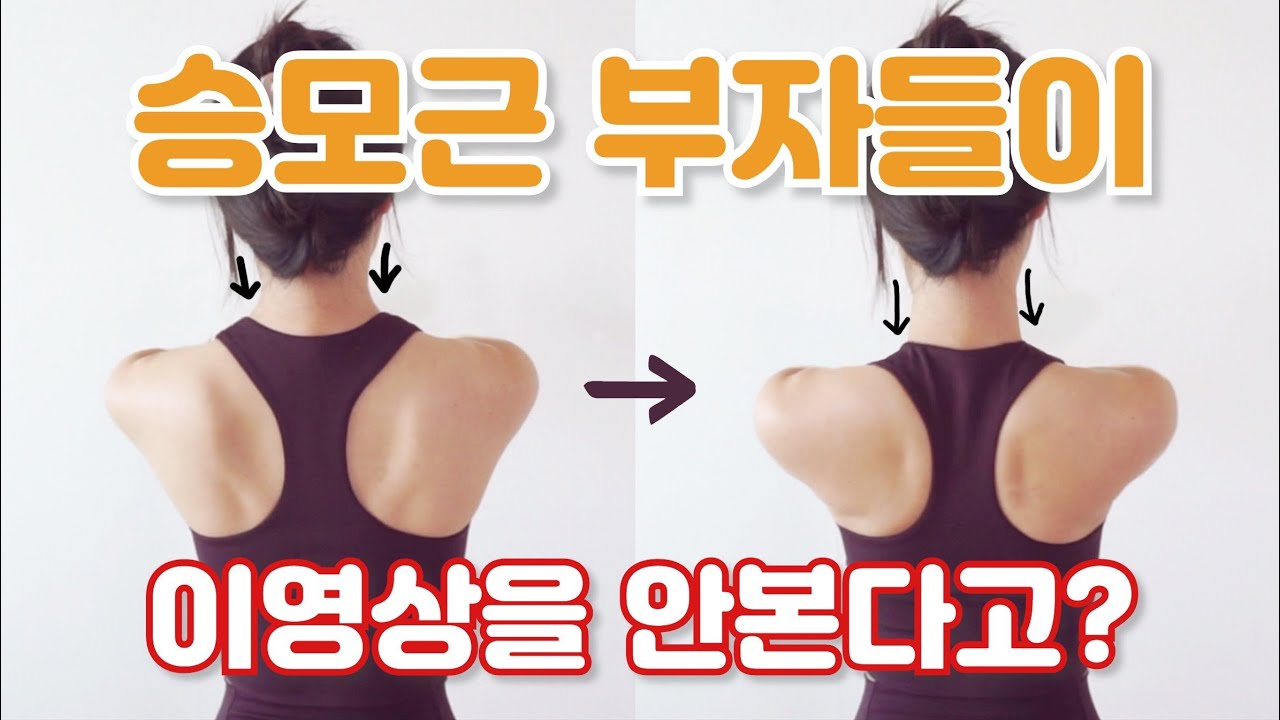 승모근? 그냥 이영상 따라만 하세요