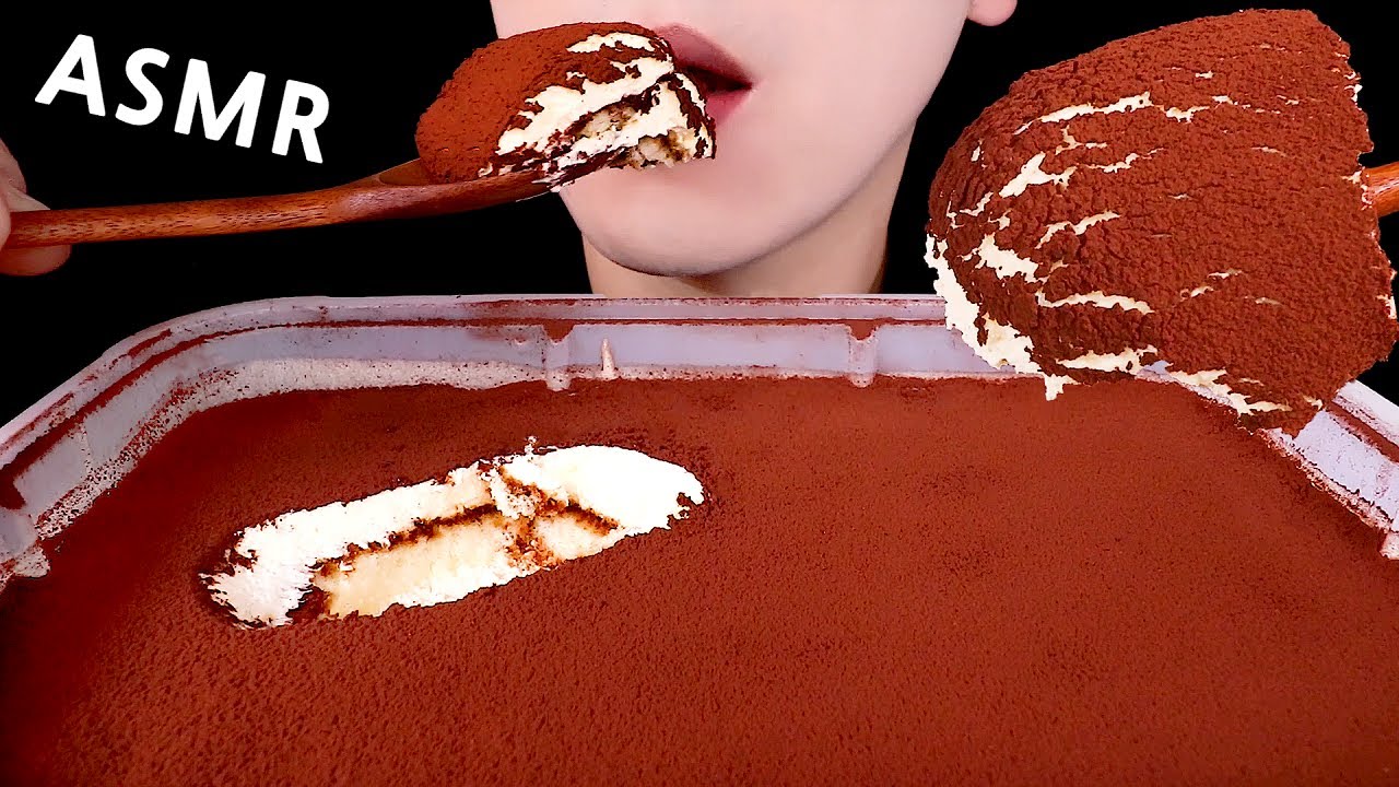 ASMR 투썸 티라미수 파티팩 Tiramisu (eating sounds) 먹방 [mukbang] 咀嚼音
