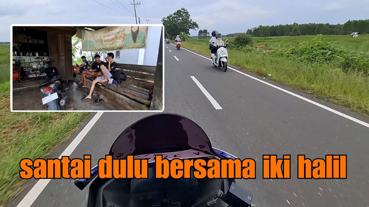 Santai bersama iki halil @Ridhobarda77 