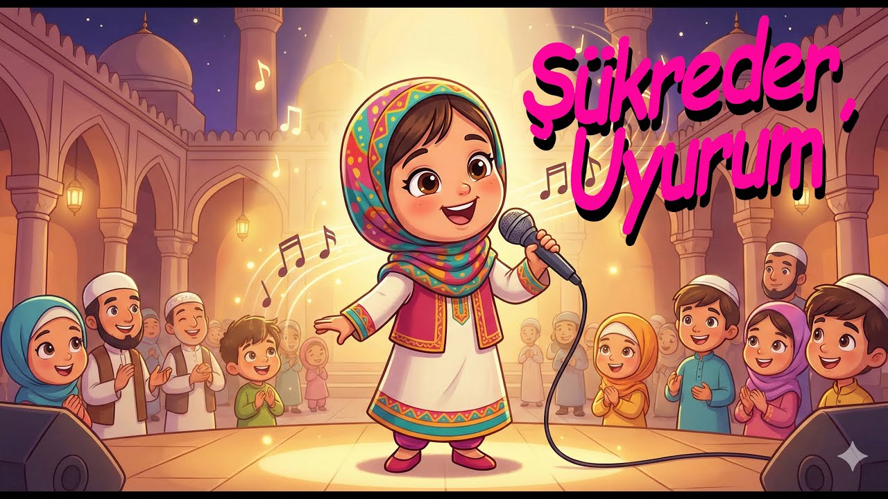 Çocuk Şarkıları |  Şükreder, Uyurum | Minik Kalpler Durağı