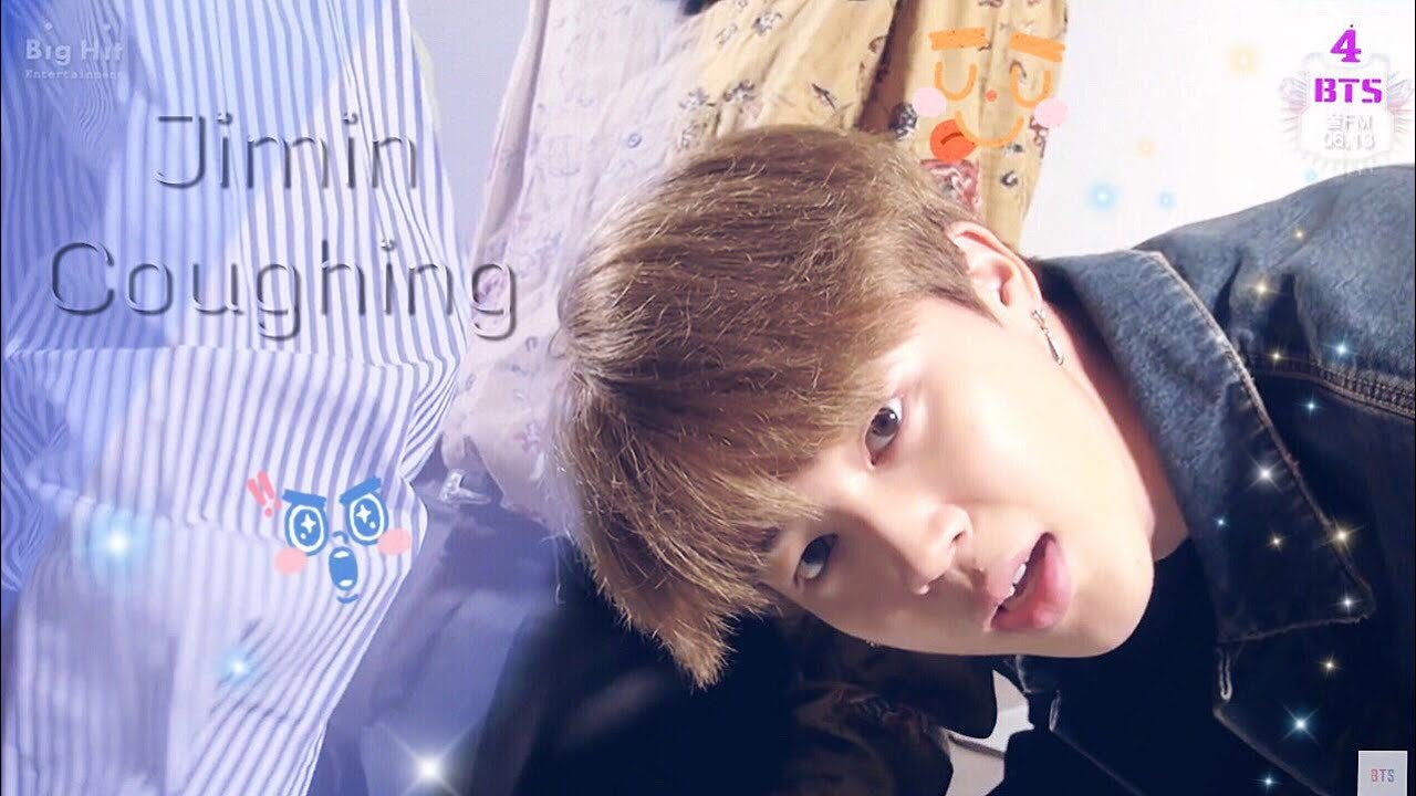 Jimin has coughing on BTS FESTA 2017