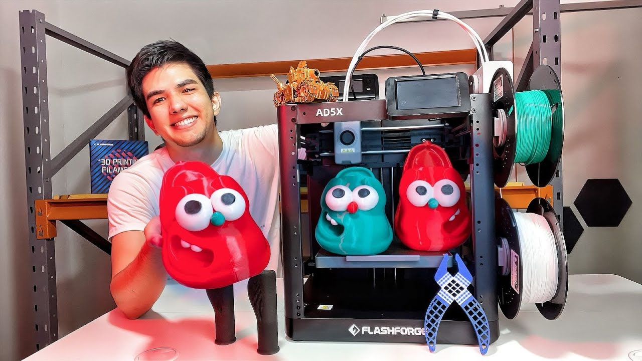 Multimaterial sin l&iacute;mites: probando la Flashforge ADX5 (REVIEW)