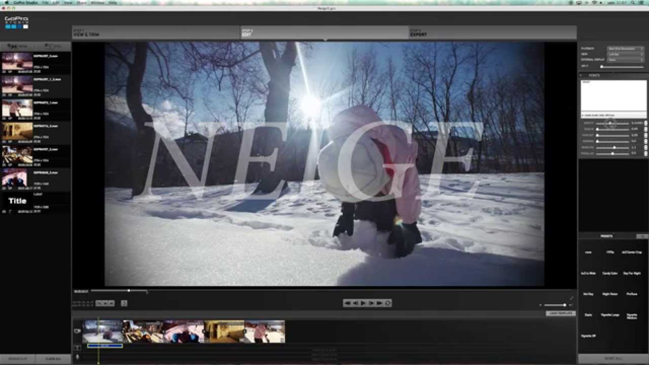 Tuto Débutant - Faire son premier montage vidéo GoPro (Part2)