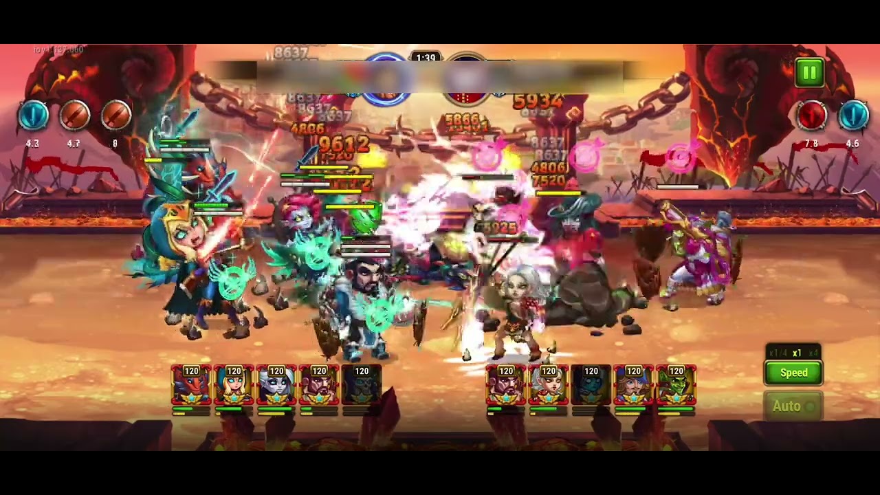 Hero Wars Mobile - Artemis team vs Kiera crit team with Qing Mao