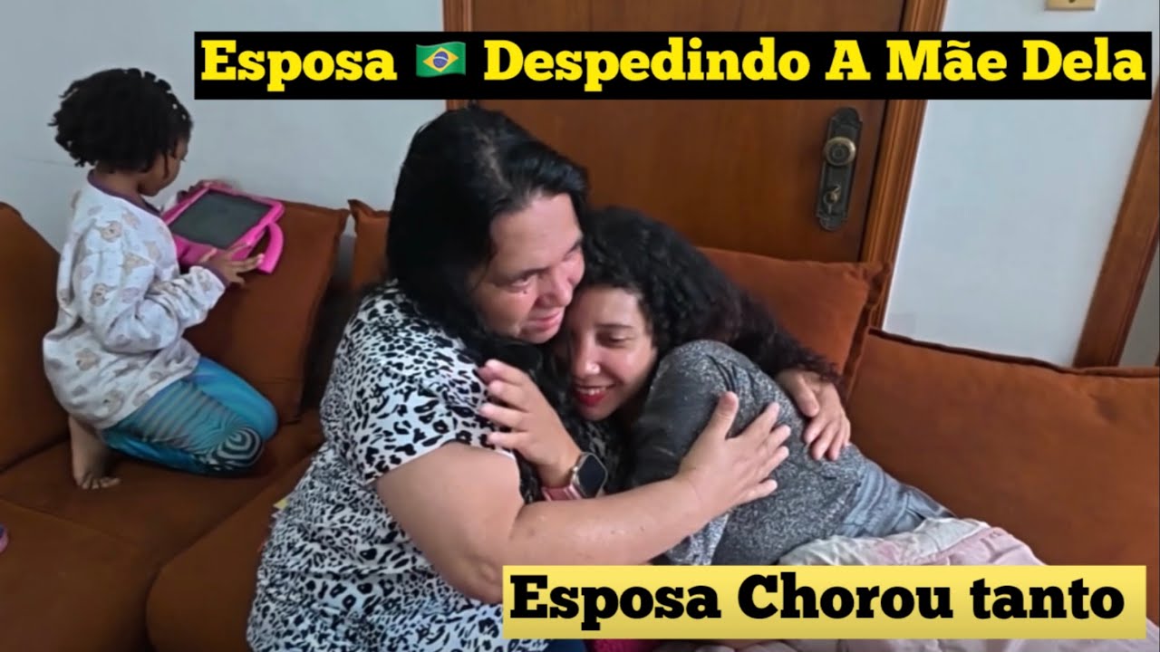 💔 😢 Último Abraço Entre Mãe e Filha Antes da Nossa Partida para a África