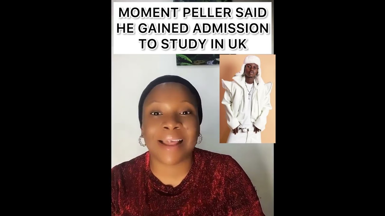 Moment Peller talked about his admission to study in the UK. I’m happy he made the...