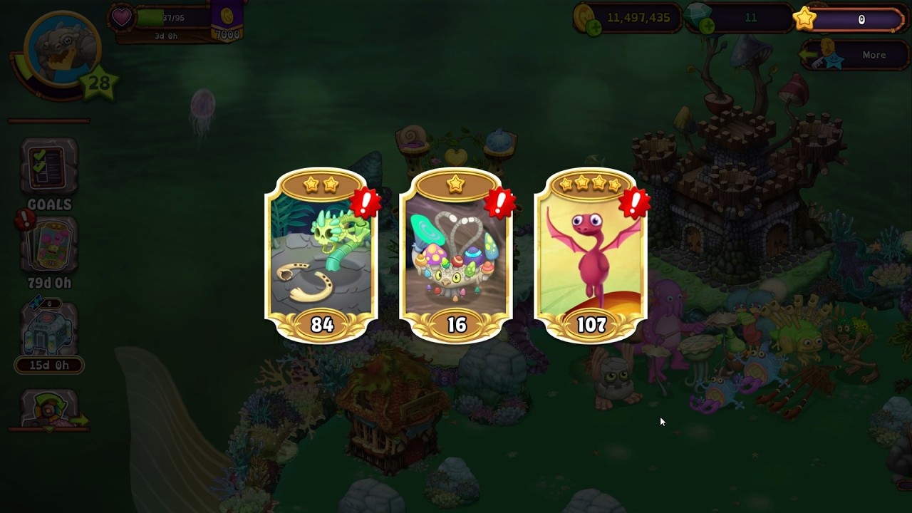 Cartas My Singing Monsters