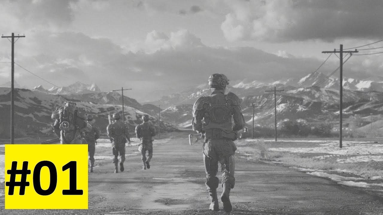 Начало приключений и пёс Лютый - Fallout 4 (2018 Прохождение на выживании без смертей) #01